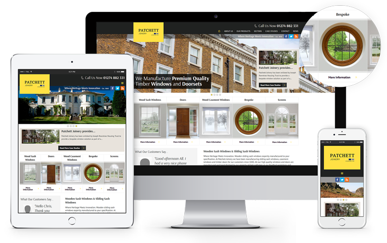 Responsive Website Design London & Leeds, Website Design Portfolio Example