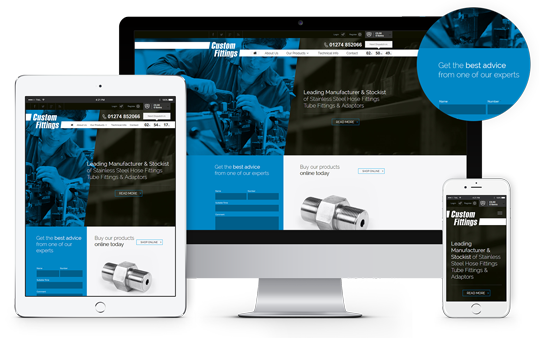 Eccomerce Website Design London & Leeds, Responsive Website Design London & Leeds, Website Design Portfolio Example