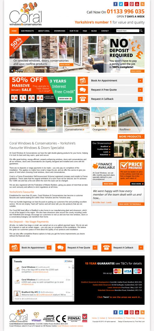 Website Design London & Leeds, Website Design Portfolio Example