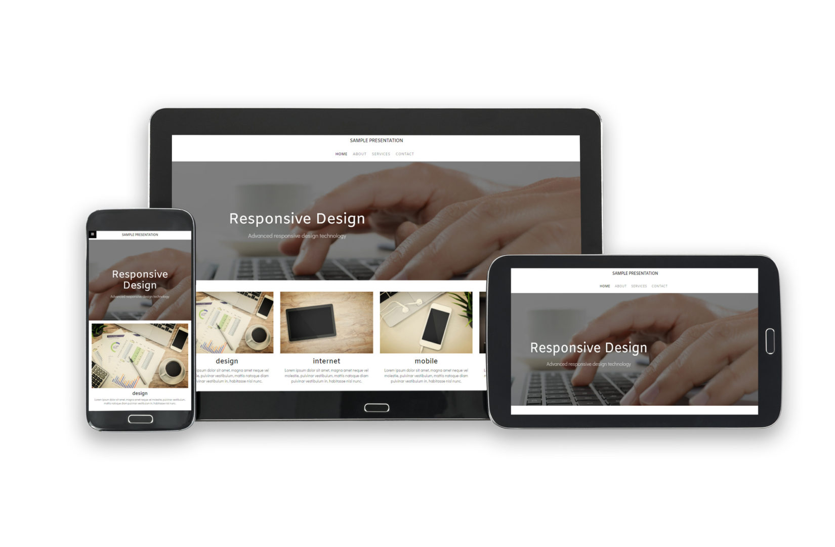 mobile responsive website